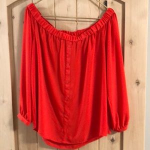 Off the shoulder blouse